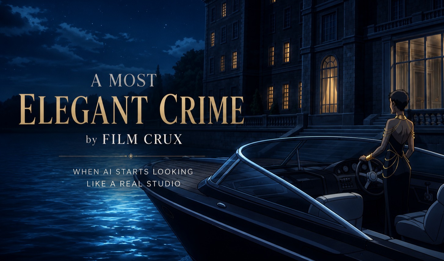 A Most Elegant Crime by FILM CRUX — When AI Starts Looking Like a Real Studio
